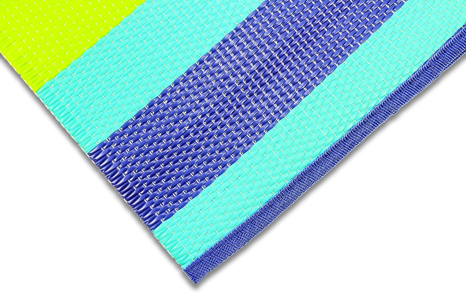 Camco Handy Mat with Strap - Perfect for Picnics, Beaches, RV and Outings - Green/Turquoise - 60" x 78" (42806) - Image 6